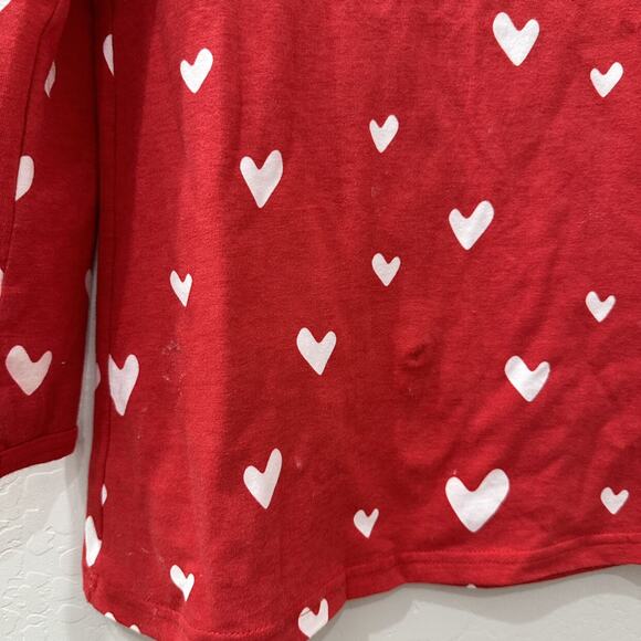 Paapii Red Hearts Long Sleeve Shirt - Picture 3 of 6